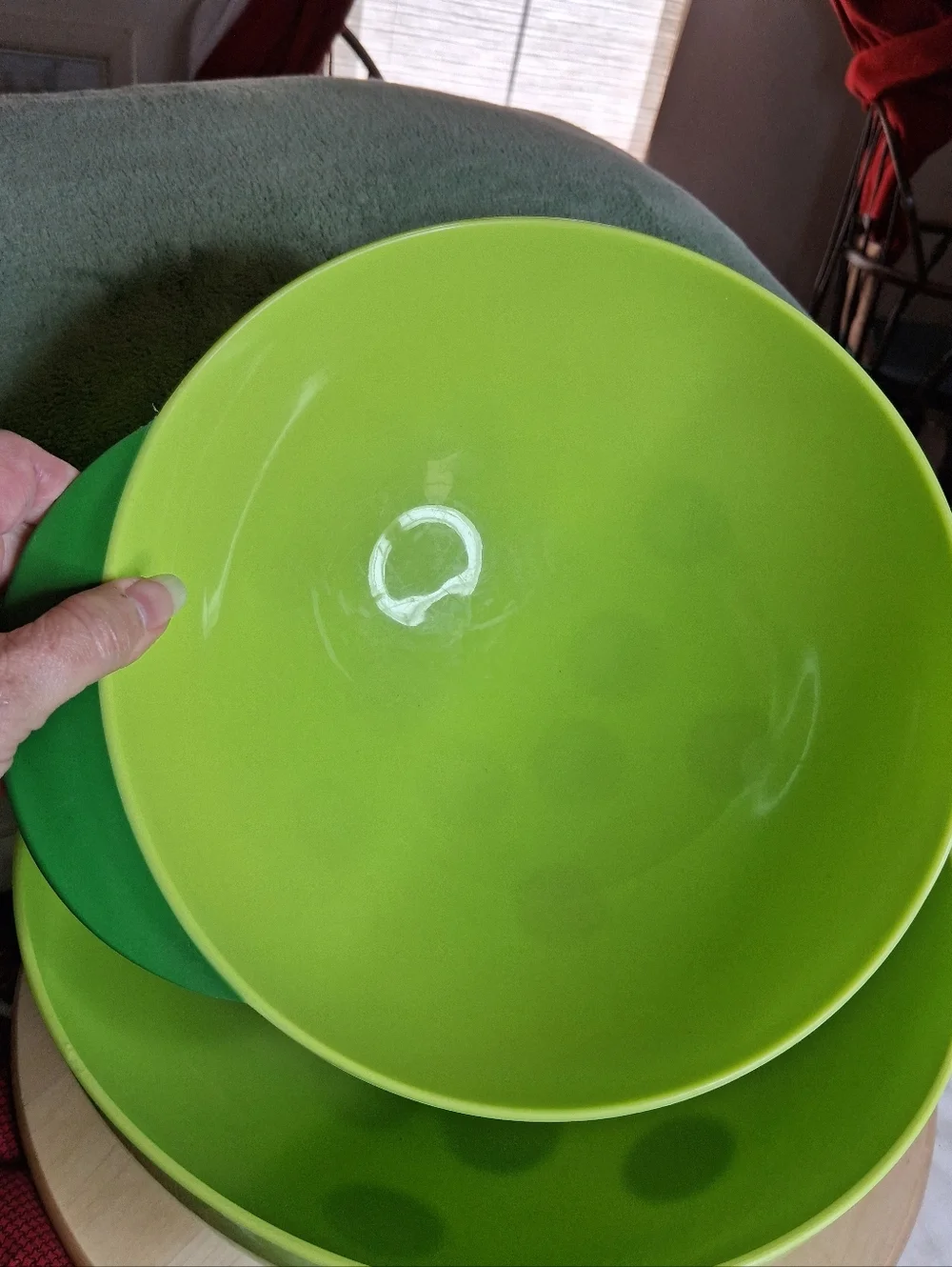 Bright Green Turtle Non-skid Nested Mixing Bowls - Set of 3